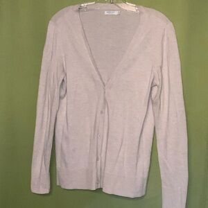 Women's Cream Cardigan Sweater